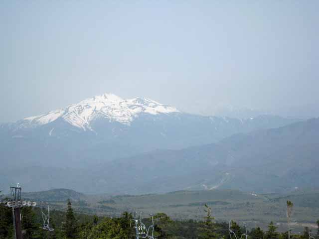 山頂駅の乗鞍岳