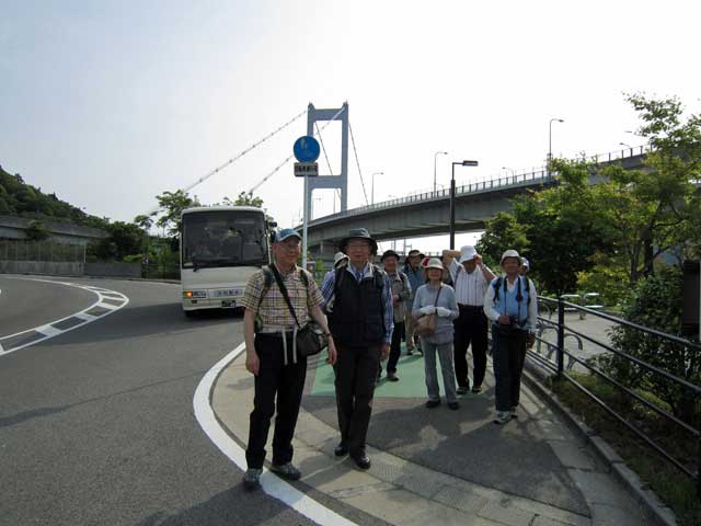 歩行者道入口