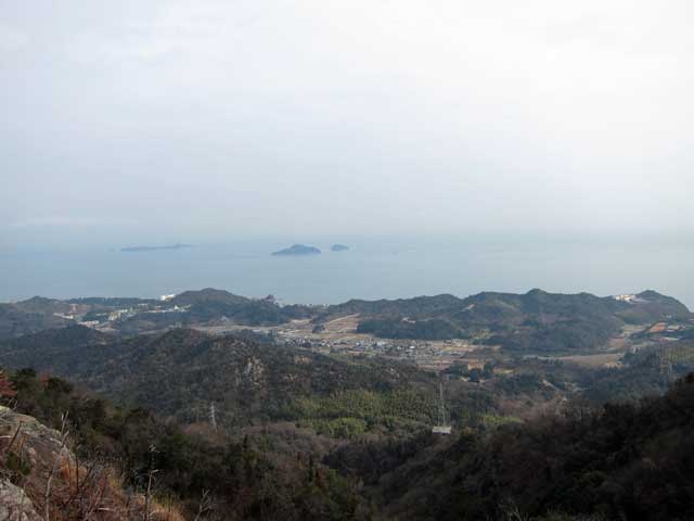 縦走路の東側眺望
